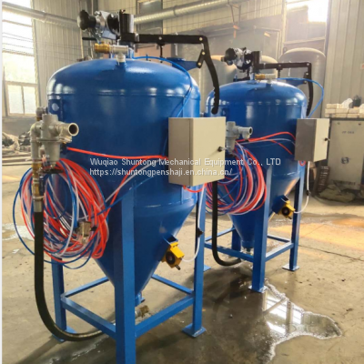 Through the Type 8 Gun Automatic Delivery Sand Blasting Machine, Abrasive Blasting Processing, Manual Sand Machine photo-2