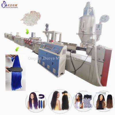 Leading Manufacturer for China Pet/PP Synthetic Human Wig Hair Filament Fiber Drawing Machine