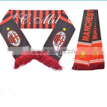 Soccer Fan Scarf, Custom Print Knitted Football Scarf