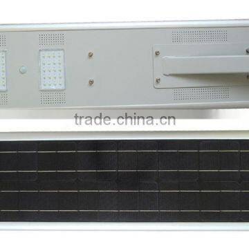 2015 new design hot sale 12V 30W integrated all in one led solar street light