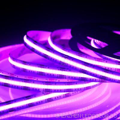 1232Chips 24V CCT Dimmer Flexible 24V 20W Rgbw Cob Led Light 5m Rgb 10mm Rgb COB Led TV Lighting photo-4