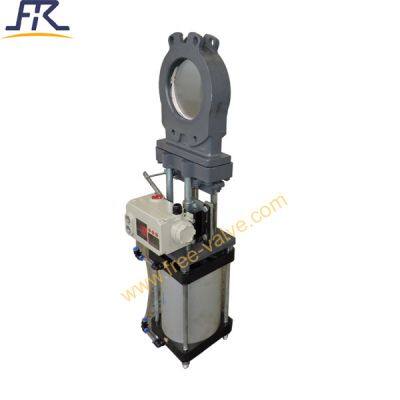 Pneumatic Operated Ceramic Lined Slurry Knife Gate Valve