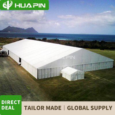 Source manufacturer supplies European style large-scale advertising exhibition outdoor cone top aluminum alloy storage tents