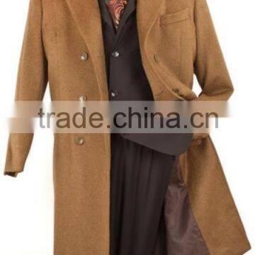 Men's black wool coat