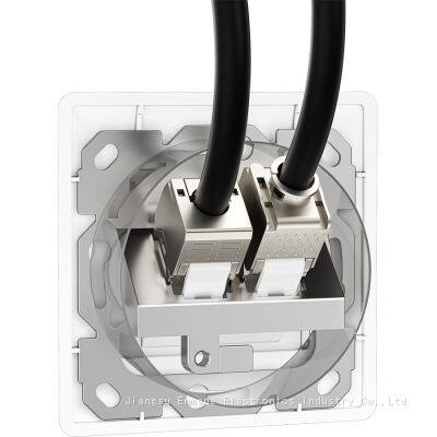 No Need Cable Tie Rj45 Modular Screened Keystone Jack photo-3