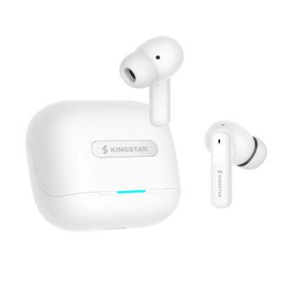 Noise Cancelling Blue In Ear TWS Headset Sport Gaming Led Power Display True Wireless Earphones photo-5