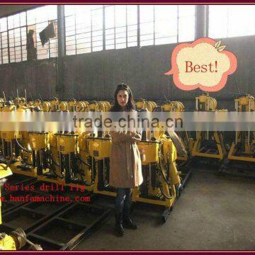 HF200 hydraulic trailer type drilling rig machine, drilling rig, drilling rig equipment