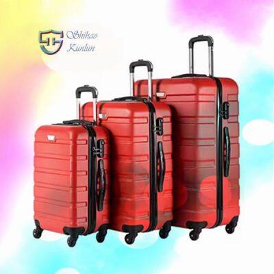 Fashionable Two-Piece ABS/PC Spinner Luggage Sets 2 Piece Traveling Suitcase Stylish and Convenient