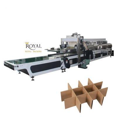 Машина для прошивки, резки и пресования картона, автоматический сборщик перегородок с коллектором