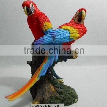 Resin Parrot bird animal statue for garden light decoration