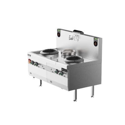 Малое зелёное облако, стиль два сковороды и один нагреватель с защитой - нержавеющая сталь SUS304/201, 220В, мощность вентилятора 80Вт