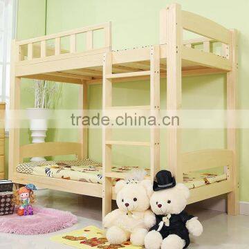Wholesale solid wood pine wood dormitory student double bed,teak wood double bed                        
                                                Quality Choice