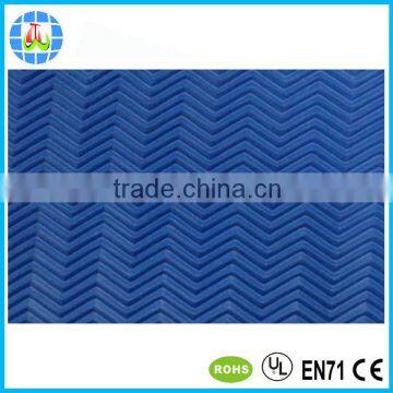 big wave grain blue eva foam sheets with high quality