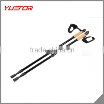 inner lock with anti shock retractable aluminum6061 hiking stick