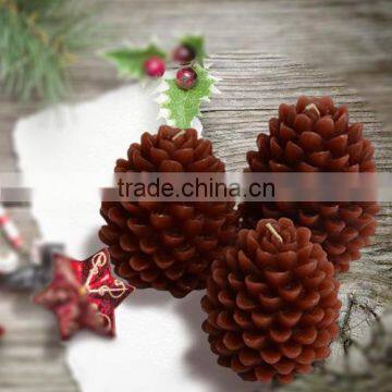 pine cone led candle with timer