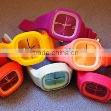 human silicone jelly watch