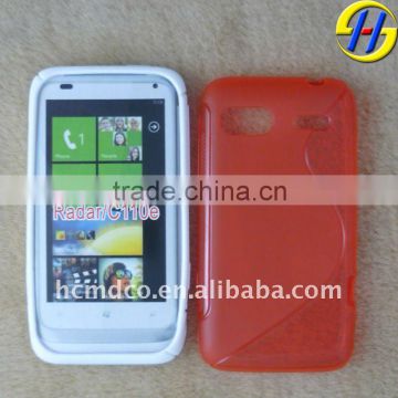 dust-proof TPU for mobile phone HTC Radar case