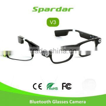 Bluetooth MP3 Hidden Camera Glasses with Voice /Vieo Recorder