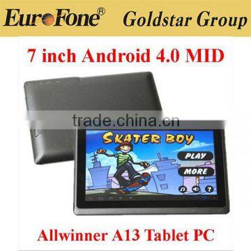 2015 Promotional!!!!Wholesale facotry price 7 inch q88 allwinner a13 capacitive touch screen android tablet