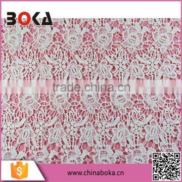 Good price african fashion beautiful 2015 embroidery chemical /water soluble milk fiber crochet lace fabric                        
                                                Quality Choice