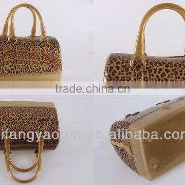 Latest Fashion Bag Design/pvc Handbags for Women/beautiful Flower Handbag photo-6