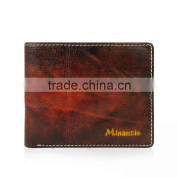 Guangzhou factory High quality genuine cowhide leather men wallet for business men's wallet manufacturer                        
                                                Quality Choice