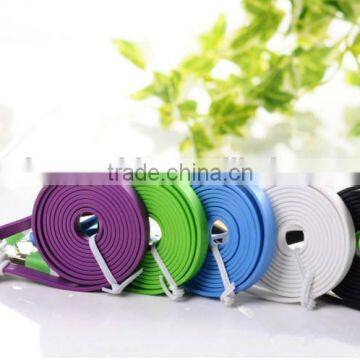 Slim Flat Electric Data Connector Micro USB Cable photo-5