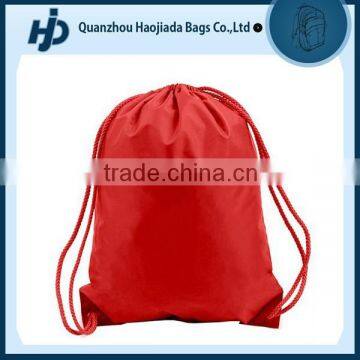 Lightweight nylon drawstring backpack