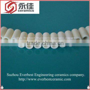 Everbest wear resistant precision white Alumina ceramic pipe