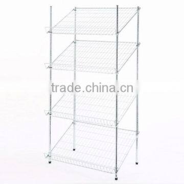 Zinc Plated Wire Newspaper Rack photo-2