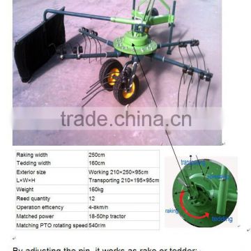 hay rake for tractor and tedder,rotary rake