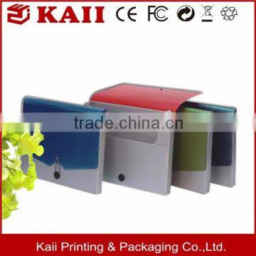 Custom plastic bag document wallet