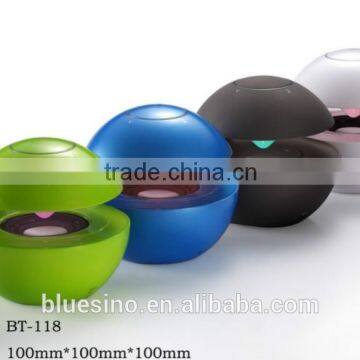 Best sell light bluetooth speaker with round racing flashing light