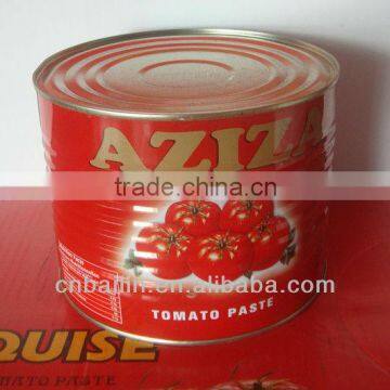 HO- Hard Opening 2200g canned tomato paste,tomato paste 28-30% concentration in 2200g