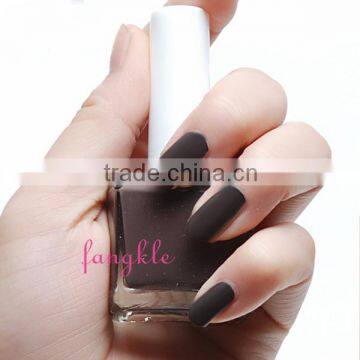 2015 hot nail polish 12ml matt nail polish private lable