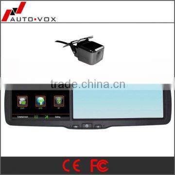 FCC/CE Mirror gps monitor and camera for rear view cars