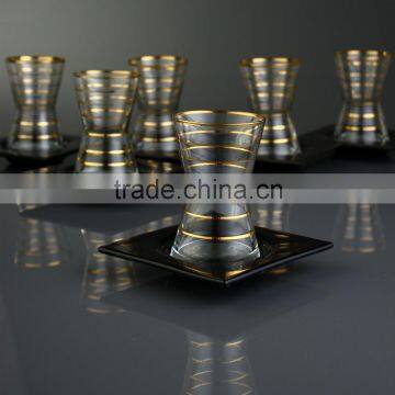 12 Pcs Glass Tea Set