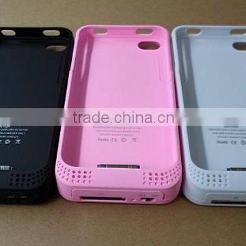 2014 New Arrival!! external backup battery case , Top quality External battery case, battery case for Mobile 4 4s
