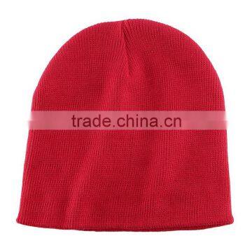 Wholesale Fashionable Good Quality Cheap Red Knitted Hat photo-5