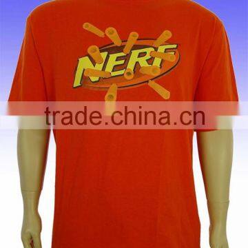 Printing Plain Cotton Red Short Sleeve T-shirt Made in China photo-5