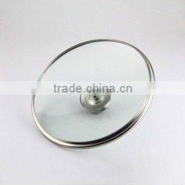 Tempered glass pan lid