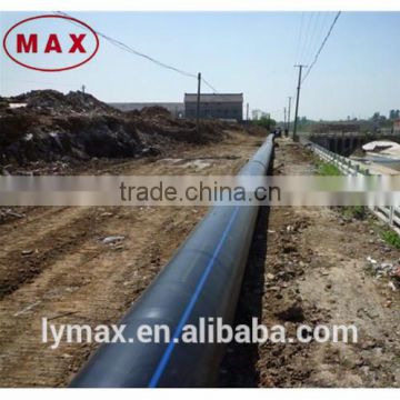 Black polyethylene pipe, HDPE water supply pipe,black HDPE water pipe 160mm