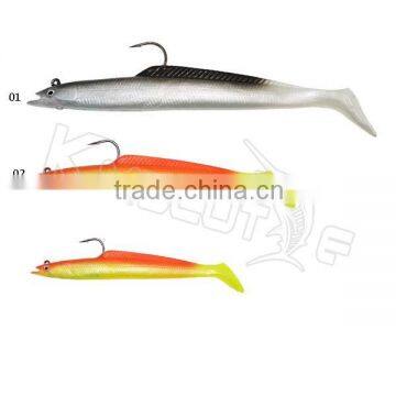 CHZ5303 Soft Fishing Lures With Hook Pollock Bass Pike Sea Fishing Bait