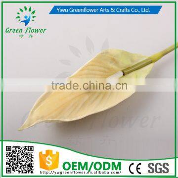 Greenflower 2016 Wholesale Real Touch Latex PU Spathiphyllum China Artificial Flowers Rose for Wedding Decoration