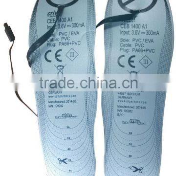 Remote Control Electric Heated Shoes Insole Battery Heating Shoe Insole Heated Insole Foot Warmer