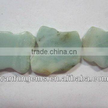 Amazonite Agate slice long drill