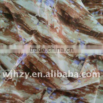 washable printed spun rayon fabric