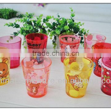 2014hot sale customized acrylic drinking cups