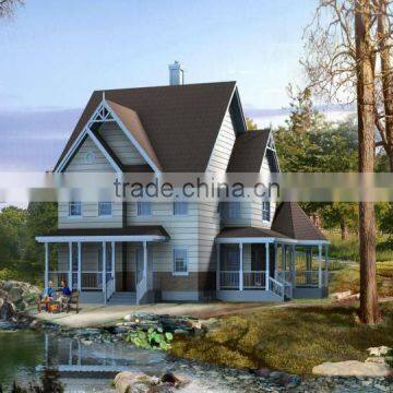 light steel structure prefabricated villa design