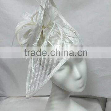 White fascinator,fascinator wholesale,racing fascinator,Derby fascinator,Wedding fascinator                        
                                                Quality Choice